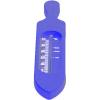 Badethermometer Schiff mit Griff, blau