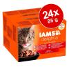 Sparpaket IAMS Delights 24 x 85 g - Land & Sea in 