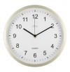 elite Wanduhr silber