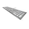 Cherry KC 6000 Slim Keyboard USB silber JK-1600DE-