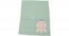 Babydecke Lili mit Stickerei, Krake mint , 70 x 90