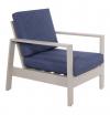 Lounge-Diningstuhl ´´Malibu´´, Aluminium, Kissen