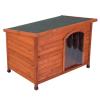 Hundehütte Woody Premium Flachdach - Größe L: B 11