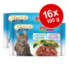 Sparpaket: 16 x 100g Stuzzy Cat Frischebeutel - St