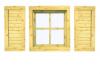 Karibu Fensterläden für 28 mm Fenster