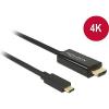 DeLOCK Adapterkabel 1m USB-C zu HDMI 4k 30Hz St./S