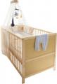 Ticaa Babybett Set ´Croco´ Kiefer Natur