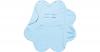 Wallaboo Wrapper Babydecke Fleur, blau