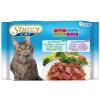 Mixpack Stuzzy Cat Pouch 4 x 100 g - Schinken/Rind