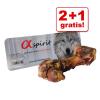 2 + 1 gratis! 3 x Alpha Spirit Schinkenknochen - S