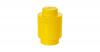 LEGO Aufbewahrungsdose Storage Brick rund, gelb