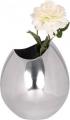 Wohnling Deko Vase groß BOWL Aluminium modern mit 