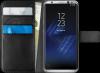 PURO Wallet Galaxy S8+ Handyhülle, Schwarz