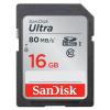 SanDisk Ultra 16 GB SDHC Speicherkarte (80 MB/s, C