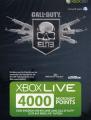 XBOX Live Points Card 4000 Punkte Call of Duty Mod