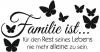 Wandtattoo ´´Familie´´ mit 5 Bilderrahmen