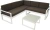 gartenmoebel-einkauf Lounge - Set ARESE, Aluminium