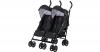 Zwillingsbuggy Side by Side, schwarz