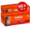 Sparpaket IAMS Delights 96 x 85 g - Land & Sea in 