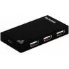 TechniSat Aktiver 4-Port-USB-Hub, schwarz