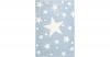 Teppich, STARS blau/weiß Gr. 120 x 180