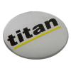 Titan Linse mit Titan Log