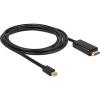 DeLOCK Adapterkabel 2m Mini DisplayPort zu HDMI-A 