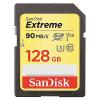SanDisk Extreme 128 GB SDXC Speicherkarte (90 MB/s