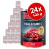 Sparpaket Rocco Real Hearts 24 x 400 g - Mix: Rind