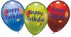 Luftballons Happy Birthday, 6 Stück