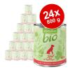 Sparpaket zooplus Bio 24 x 800 g - Mix: Huhn, Rind