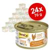 GimCat Superfood ShinyCat Duo 24 x 70 g - Hühnchen