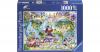 Puzzle - 1000 Teile - Disney´s Weltkarte