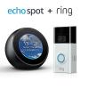 Amazon Echo Spot - schwarz & RING Video Türklingel