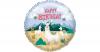 Folienballon Happy Birhday Lama