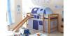 Spielbett Theo R, Buche massiv, natur lackiert, he