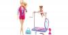 Barbie Turntrainerin (blond) Puppe und Spielset