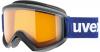 uvex Skibrille fire race black mat dl/lgl