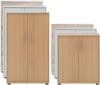 VCM Schrank 2 Omegos | Regal fÃ1/4r Ordner, Akten,