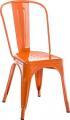 stapelbarer Metall Stuhl BENEDIKT, Sitzhöhe 48 cm,