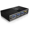 RaidSonic Icy Box IB-AC611 4 Port USB 3.0 Hub mit 