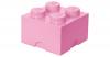 LEGO Aufbewahrungsbox Storage Brick Stein rosa, 4 