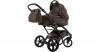 Kombi Kinderwagen Voletto Tupfen, Set 3in1, braun