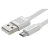 StilGut Premium Micro-USB Kabel 1m, silber
