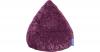 Sitzsack BeanBag FLUFFY L, 70 x 90 cm, aubergine