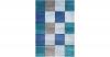 Teppich, CHECKER blau Gr....