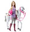 Barbie Puppe mit Pferd
