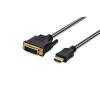 ednet HDMI Adapterkabel 3m HDMI zu DVI 3D vergolde