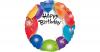 Folienballon Happy Birthday, personalisierbar