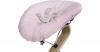 Nomi Baby grey mit Matratze pale pink/sand